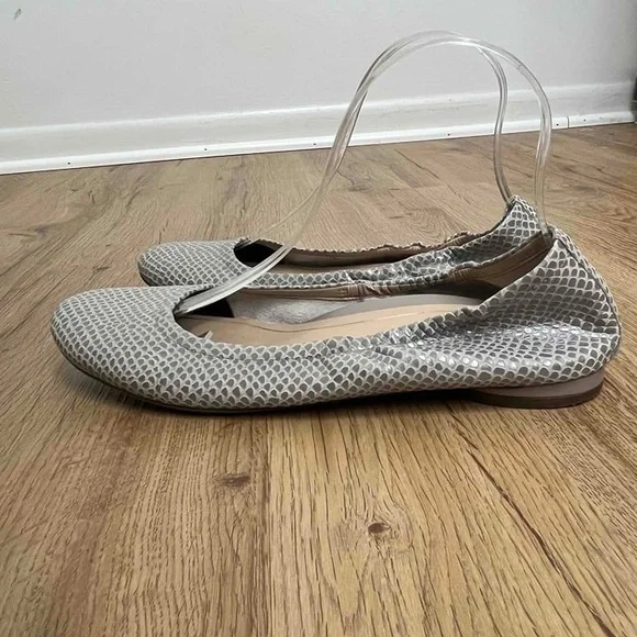 Vionic Alexa Lizard Gray Snake Print Round Toe Ballet Flats Shoes Size US 9.5 - Picture 12 of 16